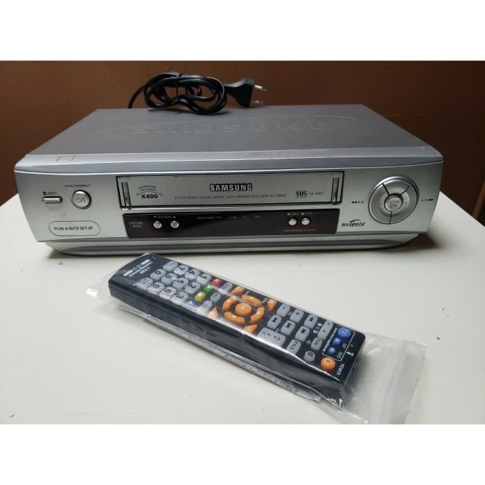 Magnetoscope Samsung Sv-440f Lecteur Enregistreur K7 Cassette Video Vhs Vcr + Tel