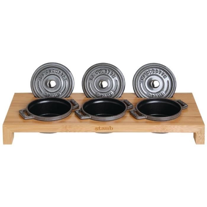 Staub Bamboo 3 Mini Support pour Cocottes