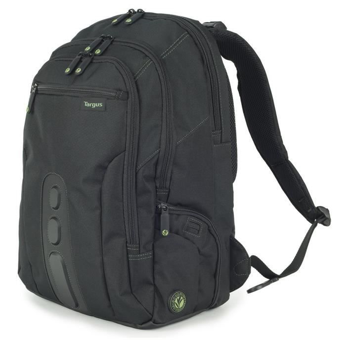 Targus EcoSpruce Sac à Dos pour Ordinateur Portable 15.6- - Noir: Informatique