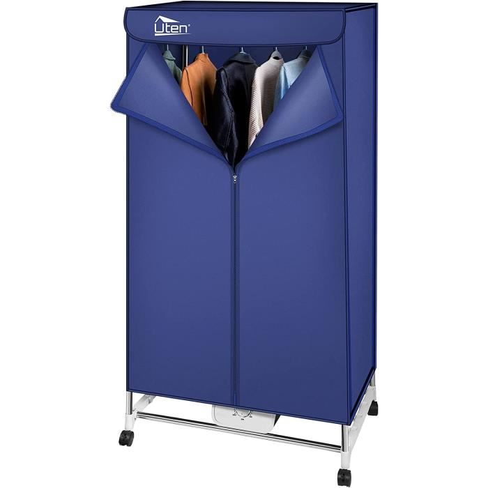 Sèche-Linge Électrique Portable Séchoir À Air Chaud Armoire Séchoir Double Couche Temps Personnalisé Home 1000W