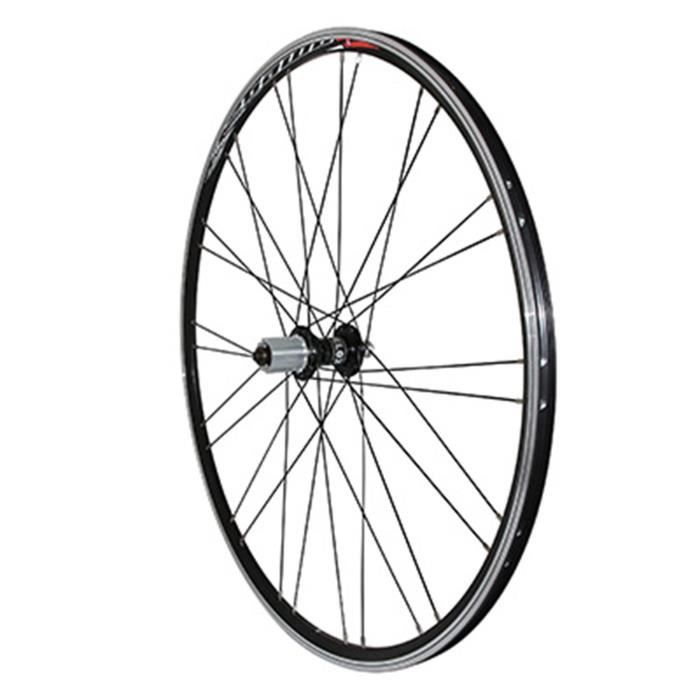 ROUE ROUTE 700 OMEGA ARRIERE NOIR MOY MICHE REFLEX ROULEMENT POUR CAMPA 11-10V. RAY. INOX NOIR 32T.