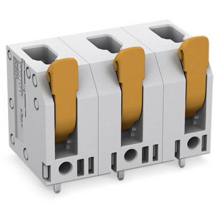 Borne pour circuits imprimés WAGO 2604-3502 4 mm² Nombre total de pôles 2 1 pc(s)