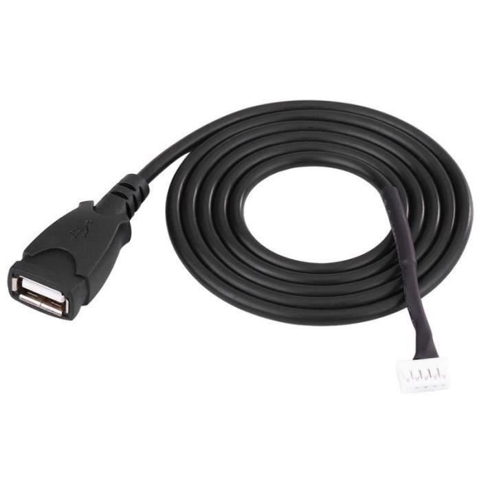 DN09930-Câble adaptateur USB pour autoradio avec outils de retrait pour Peugeot 307 Citroen C2 C3 avec l'outil de démontage du lec