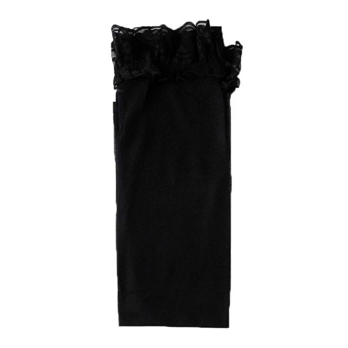 Bas Autofixants Femme Dentelle Résille - Nylon/Spandex - Taille Unique (72 Cm) - Élégants Et Confortables