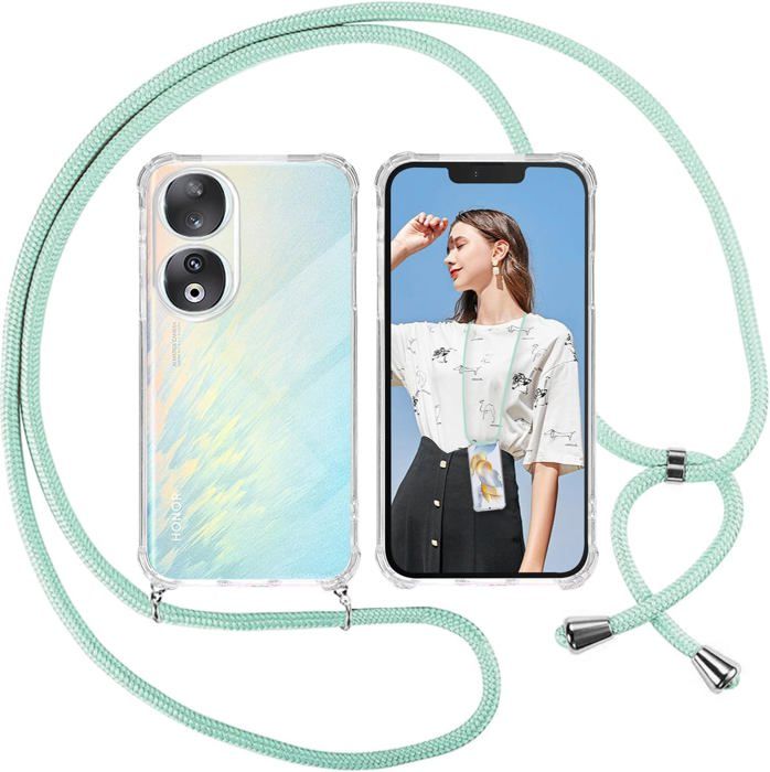 TTSWJBD Coque pour Honor 200 Smart 5G et verre trempé étui avec cordon silicone transparent souple coque de téléphone portable ras du cou collier Necklace protection antichoc TPU case noir TTSWJBD Coque pour Honor 200 Smart 5G et verre trempé étui avec cordon silicone transparent souple coque de téléphone portable ras du cou collier Necklace protection antichoc TPU case noir