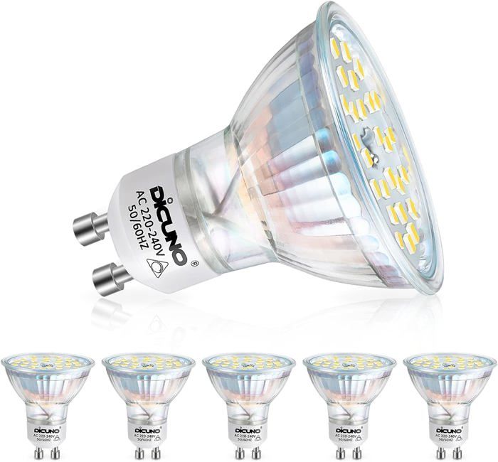 Ampoule LED GU10 Dimmable Blanc froid 5000K 42W quivalent 40W lampe