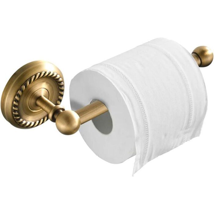Porte-Papier Toilette En Laison Avec Étangère - Support Murale Avec Crochet - Style Moderne Pour Salle De Bain