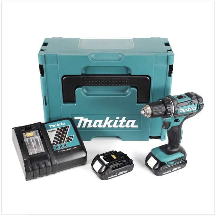 Perceuse visseuse sans fil Makita DDF 482 18V 62 Nm 2x batterie 2 0 Ah