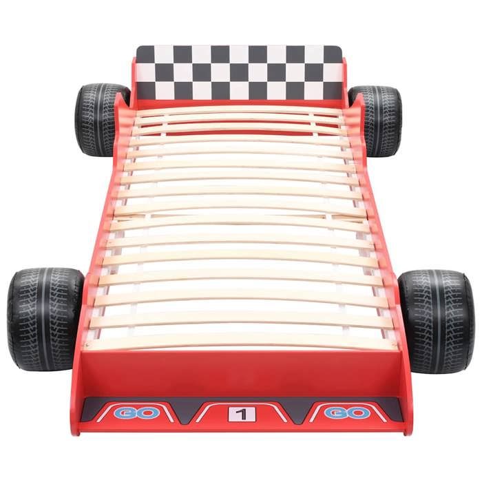 Bon plan Lit enfant voiture - JILI HOT - Sommier inclus - 90 x 200cm Rouge Thome6896068