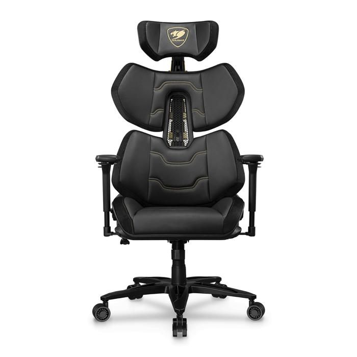 Fauteuil gaming COUGAR TERMINATOR ELITE doré Ergonomique Dossier Réglable Accoudoirs 4D