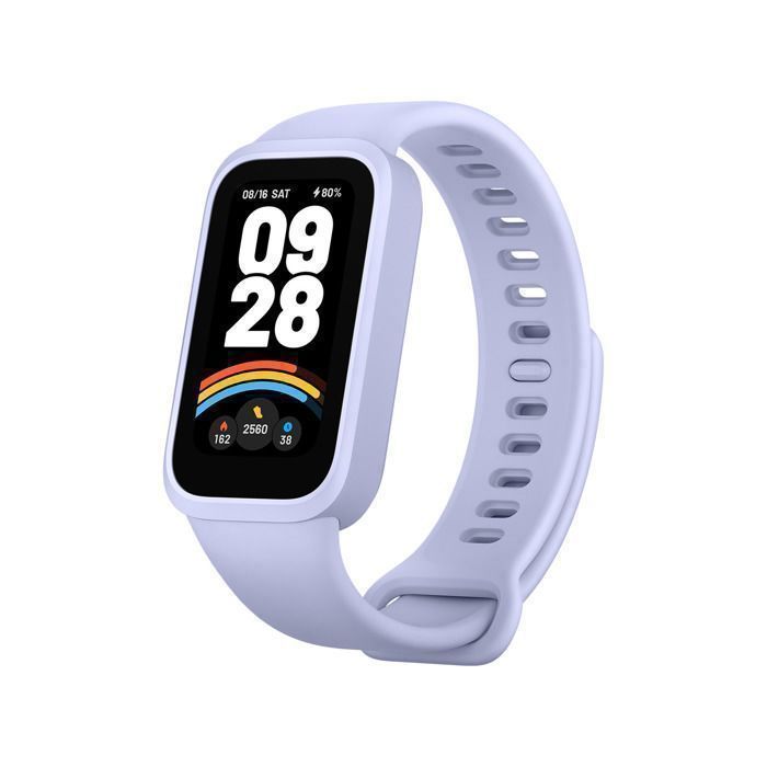 XIAOMI Smart Band 9 Active Violet - Montre connectée - écran AMOLED - 21 Jours dautonomie  - Capteur de fréquence Cardiaque