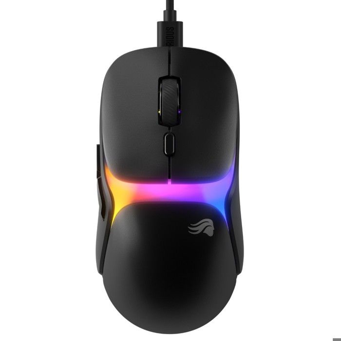 Glorious Model O 3 Wired Noir - Souris gaming 54g capteur BAMF 3.0 30K 6 boutons RGB