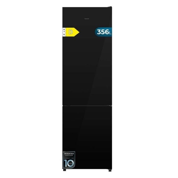 Cecotec Réfrigérateur Combi 356L Bolero CoolMarket Combi 356i Black Glass D. 200cm de Hauteur 59 5 cm de Largeur Classe E