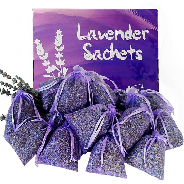Lot De 50 Sachets En Maille De Coton Avec Cordon - Pour Lavande, épices, Bijoux, Cadeaux - Réutilisables (violet Clair Et Foncé)
