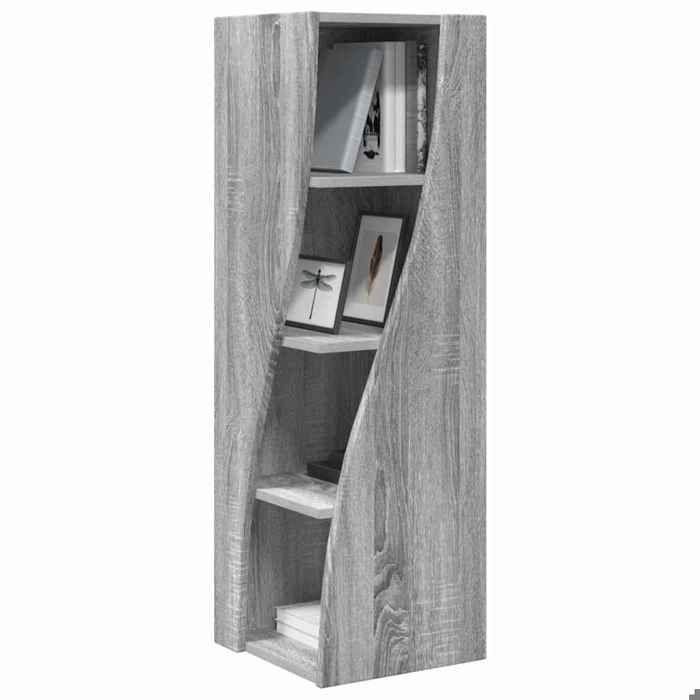 (Vente chaude) Meuble dangle Pour salon - Cabinet de Rangement/Caisson de salon - Gris Sonoma 32x32x102cm Bois dingénierie - M6453