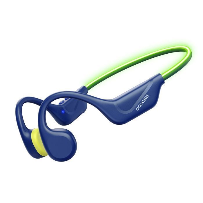 DOOGEE Casque à Conduction Osseuse Écouteur BT 6.0 Oreilles Libres écouteurs de sportÉtanche IP66 10 h dautonomie-Bleu