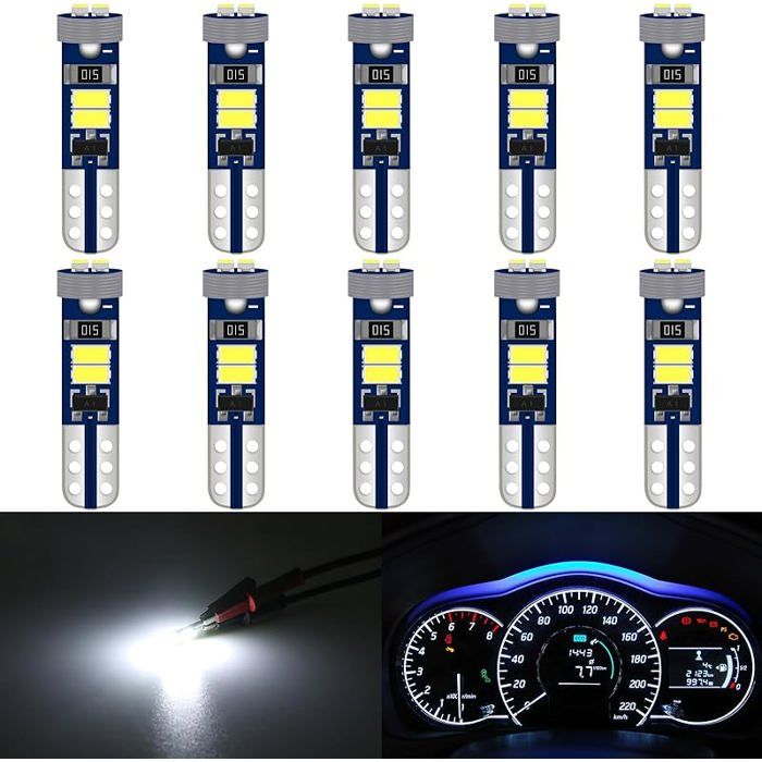 Ampoule LED T5 W3W 74 12V an erreur Canbu ampoule du2019éclairage ...