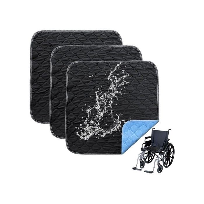 Coussins imperméables - Lot de 3 pièces - Dimensions 50x50 cm - Protection à 4 couches - Imperméable
