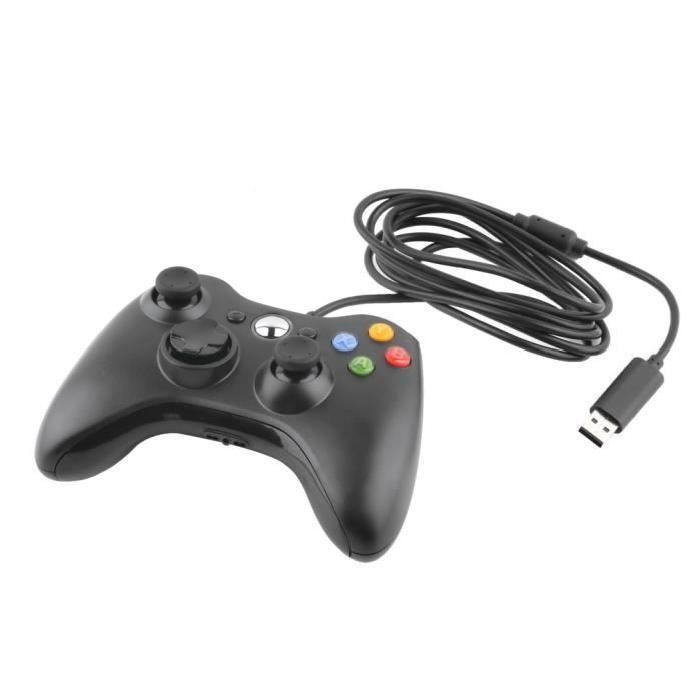 Manette Filaire USB Pour microsoft Xbox 360 Contrôleur jeu video PC Windows - vue 6