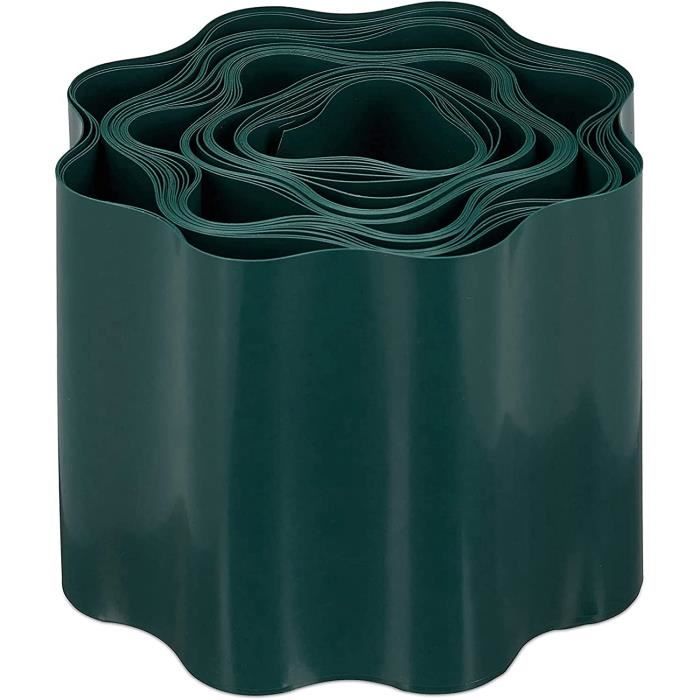 Bordura Per Prato Windhager - 20 Cm X 9 M, Verde, In Plastica Per Aiuole E Sentieri - Foto 12