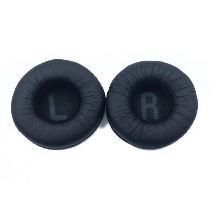 Coussinets De Rechange Pour Casque JBL - Compatible Tune600, T500BT, T450, Etc. - Mousse Mémoire, Diamètre 70 Mm