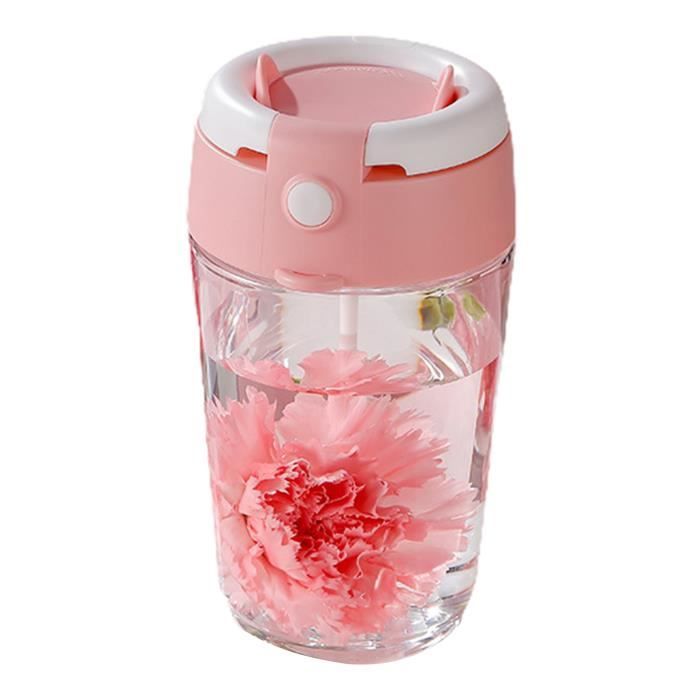 MELANGEUR A VINAIGRETTE Shaker Bottle 400ml Multipurpose Automatic Agitation Universal Coffee Mug Tea Juice Cup style-Pink 400ML3