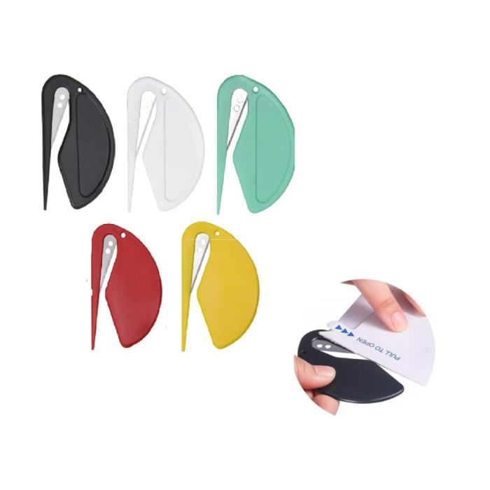 ACROPAQ Massicot A4 Coupe Papier 10 Pages- Coupe Précise- Base Antidérapante- Coupe Papier Cadeau Blister Noir A4- ATR16 - La Poste