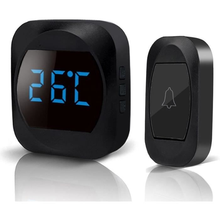 Sonnette Sans Fil, 4 En 1 Multifonction, Sonnette De Porte D'Entrée ...