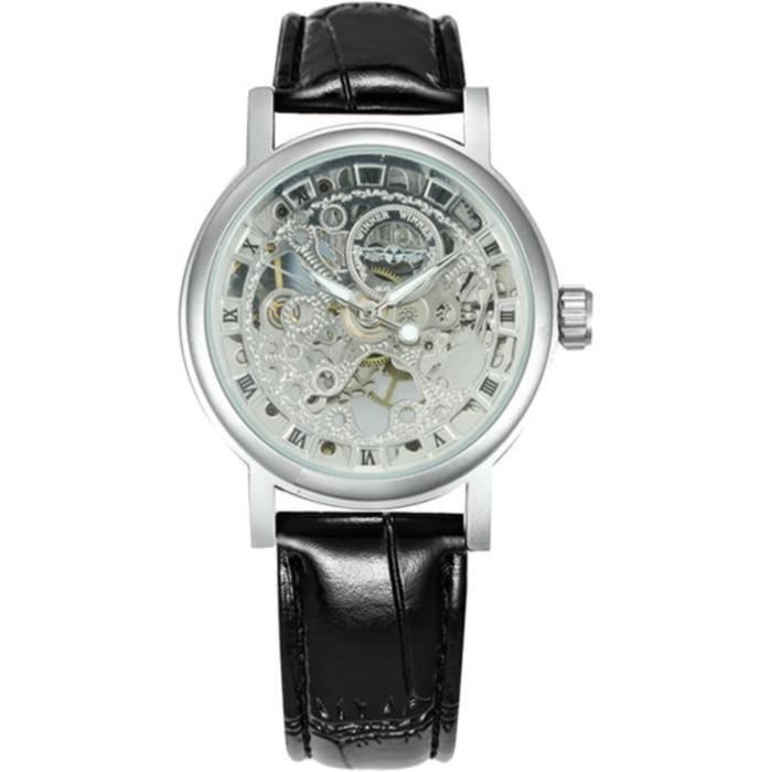 Montre GMT Forsining Squelette - Automatique - Cadran Doré - Vintage 1995