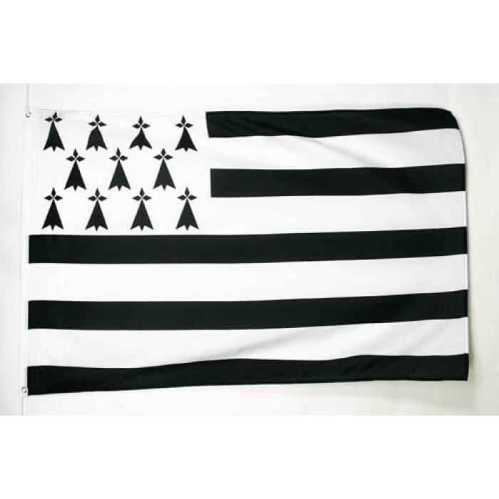 Achat drapeau Côtes-d'Armor 150x90 cm fourreau - Acheter drapeau