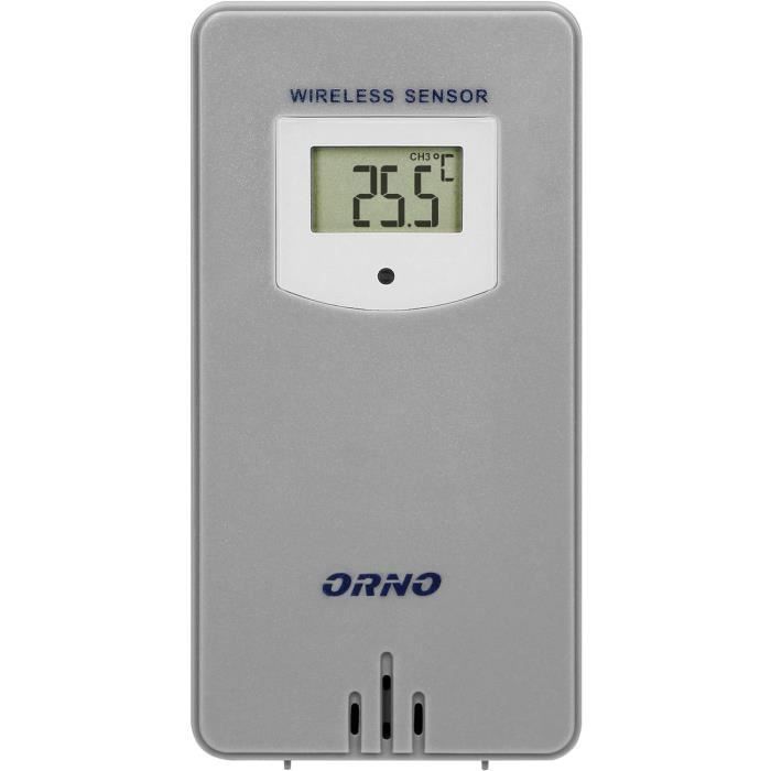 OrSp3100 Station Meteo Avec Sonde Extérieure Thermomètre IntérieurExtérieur Ipx6 60M