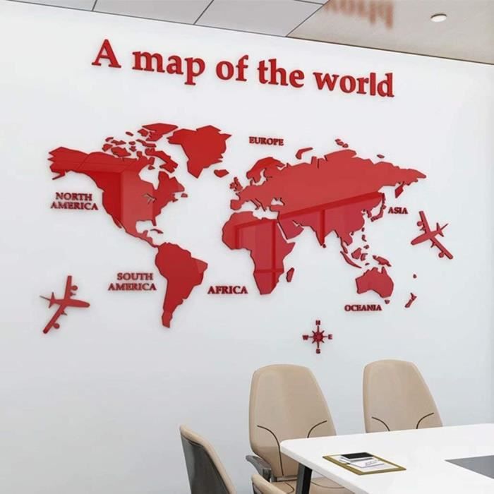 Stickers muraux | Sticker Mural Autocollant - BRANCHE D'ARBRE FLEURI EN ROUGE - adhésifs fond transparent - 110x145cm | Leroy Merlin