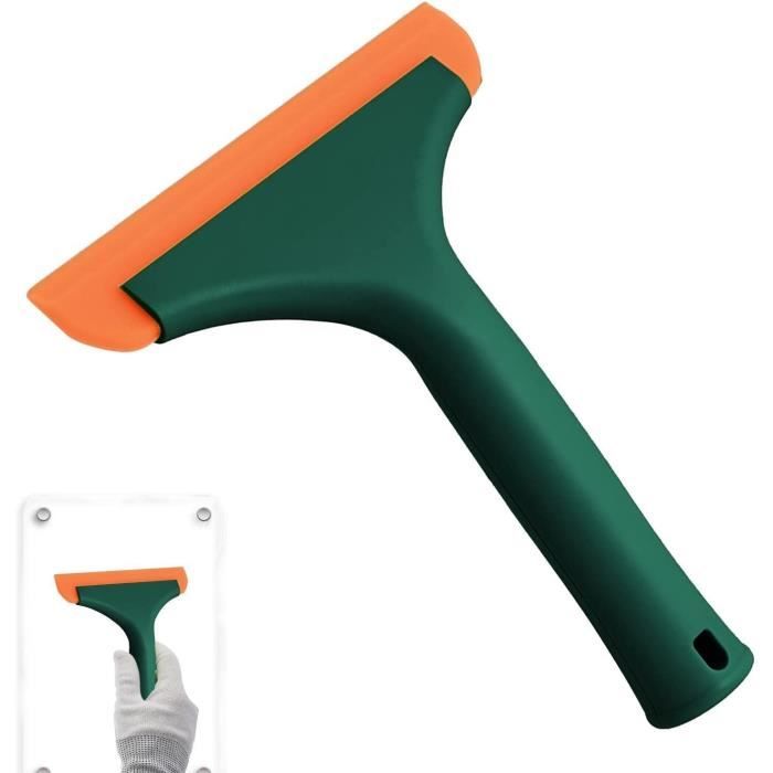 Raclette à Vitre Avec Réservoir – Lame Silicone 20 Cm + Mouilleur + Chiffon – Nettoyage Sans Traces, Professionnel