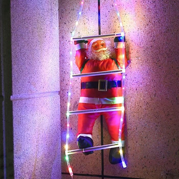 CDPere Noel Lumineux, Pere Noel Suspendu 60,90,120cm, Pere Noel