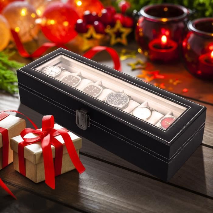 Coffret Rangement Montre Homme Achat Vente Pas Cher