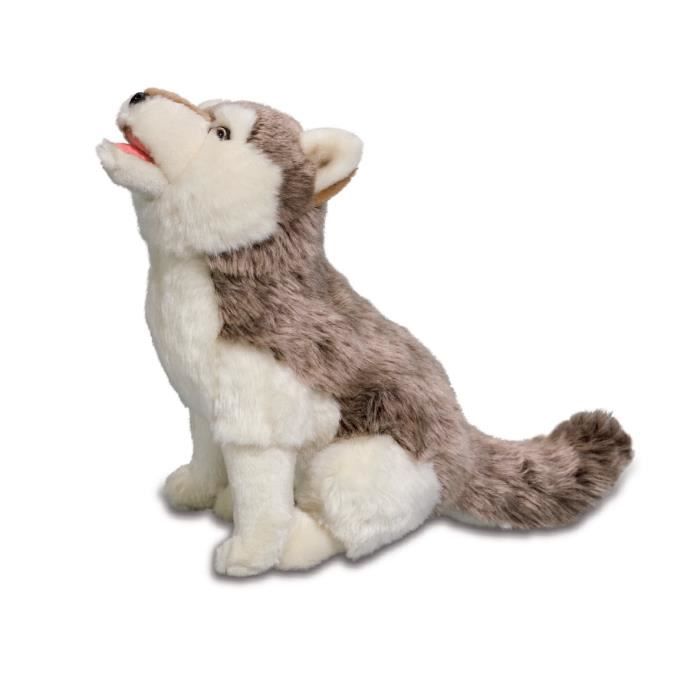 peluche loup noir
