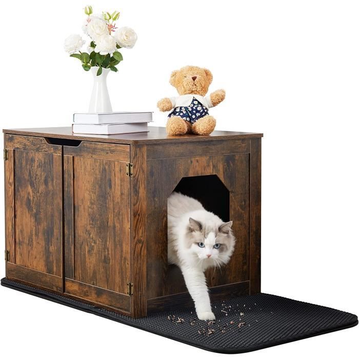 Maison De Toilette Chat Meuble Litiere Chat Cache Litiere Chat Rustique Bois Avec Tapis Litiere 75x53x52cm L F Cdiscount Maison De Toilette Chat Meuble Litiere Chat Cache Litiere Chat Rustique Bois Avec Tapis Litiere 75x53x52cm L F Cdiscount