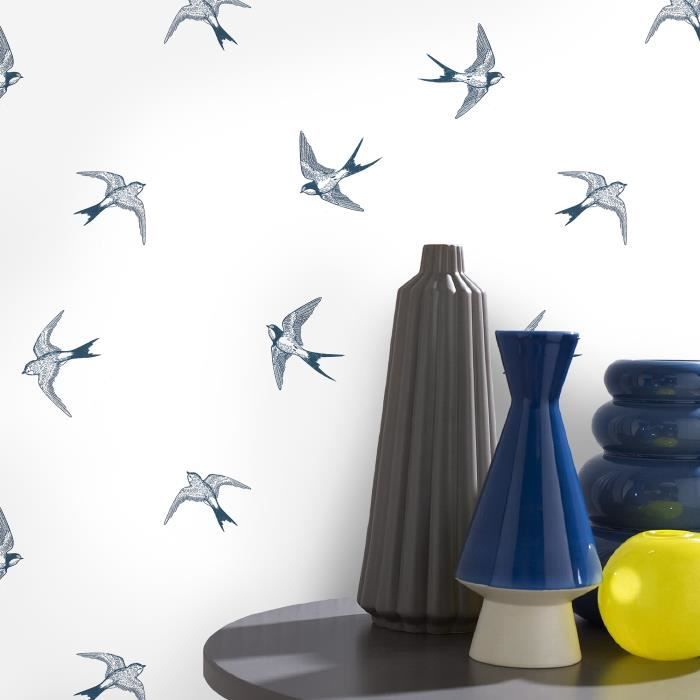Rétro Flying Canards papier peint par GRANDECO