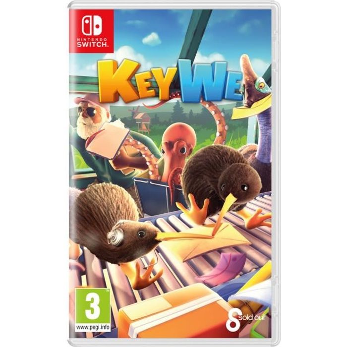 Jeu de gestion KeyWe SWITCH Nintendo Switch Coopération Livraison de courrier