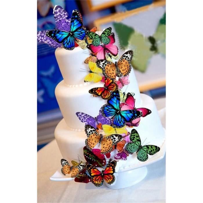 Décoration anniversaire ballon papillon monarque
