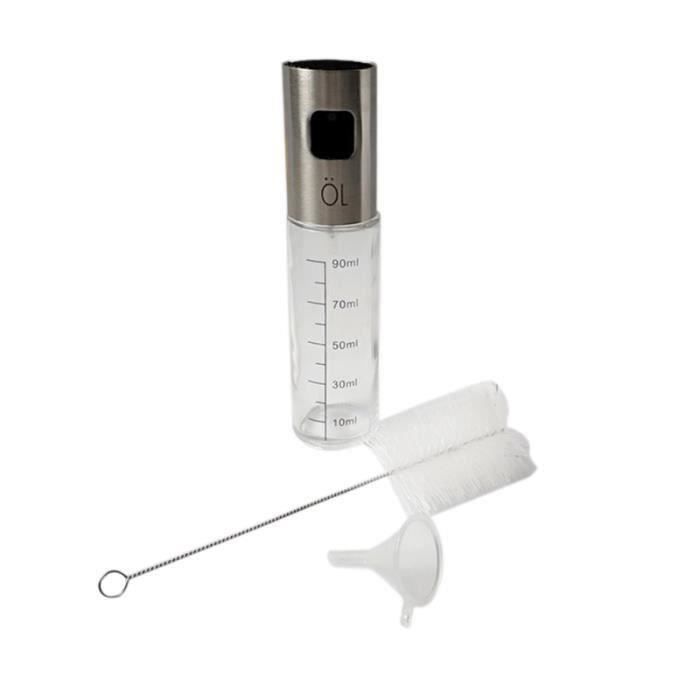 Distributeur Huile d/’Olive//Vinaigre//Sauce de Soja Outil pour Le Barbecue//La Cuisson//La Salade Queta 500ml Bouteille dHuile en Verre