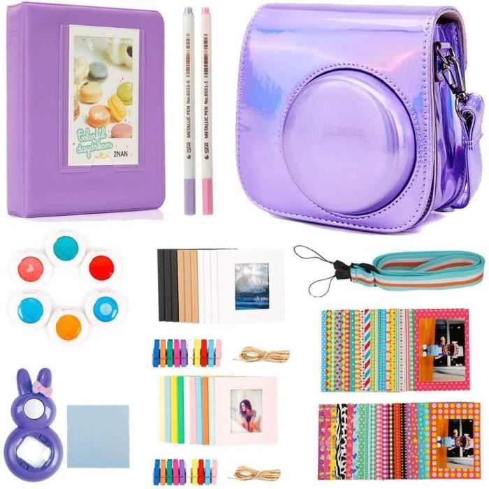 APPAREIL PHOTO INSTANTANE Mini 9 Accessoires dans Une boîte Compatible avec Instax Mini 8 - Mini 8 + - Mini 9 Appareil Photo insta