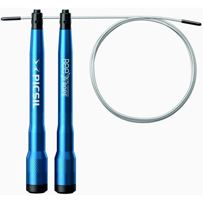 Corde à Sauter Vitesse Rogue Fitness – Noire, Réglable, Scellée – YA0013