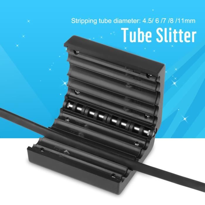 Qiilu dénudeur de câble Découpeuse de tube lâche de tampon optique de fibre de décapant de câble ruban de 4,5-11mm