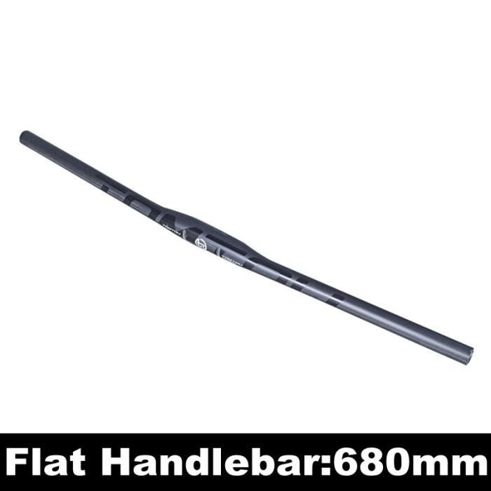 UPANBIKE Bar en fibre de carbone vélo termine 22.2mm 7/8 avec Bar Ends Plugs,Brillant
