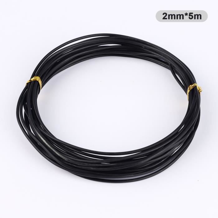 3 Rouleaux Fil Aluminium Bonsaï DECARETA 1.0mm 1.5mm 2.0mm - Kit Complet 30m
