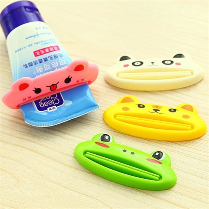 Distributeur De Dentifrice Rigolo – Forme Chien Ou Chat, Impression 3D, Facile à Presser Pour Salle De Bain - 7