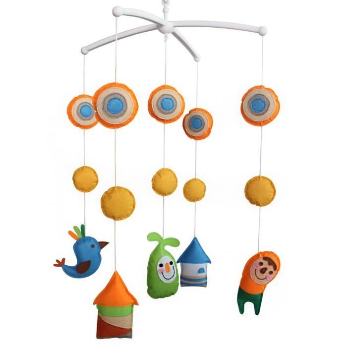 Musical Mobile Pour Berceau Chambre De Bebe Decoration Pretty Cadeau Voyage Cdiscount Puericulture Eveil Bebe
