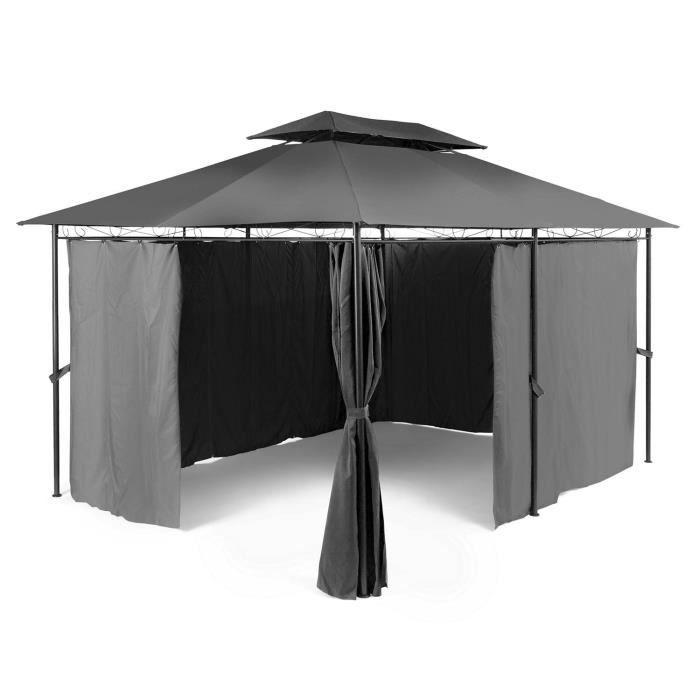 Blumfeldt Grandezza Tente pavillon de jardin 3x4m tonnelle extérieur — free download