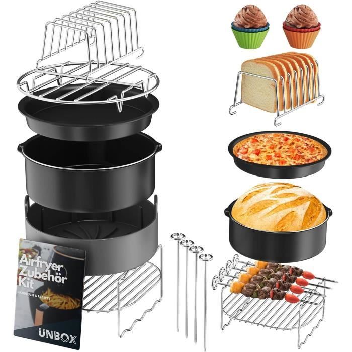 Moule à Gâteau Pour Friteuse à Air – Compatible Philips HD9925 HD9860 HD9905, Diamètre Extérieur 18 Cm, En Fer - 14
